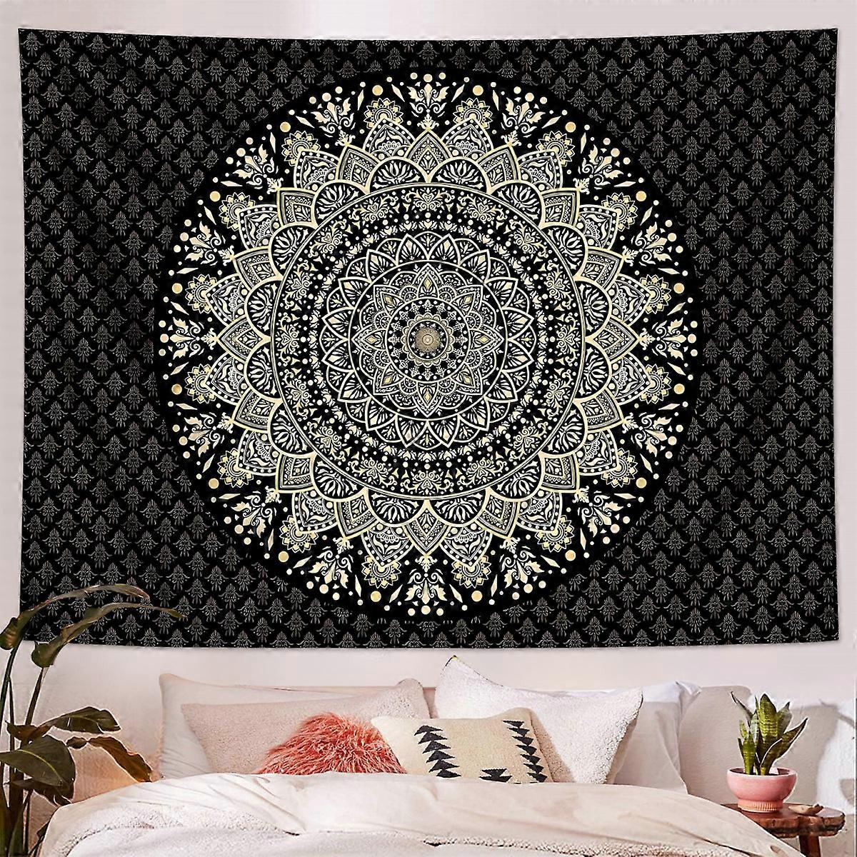 Bohemian tapestry geometric floral decorative room background hanging cloth hippie style tapestry