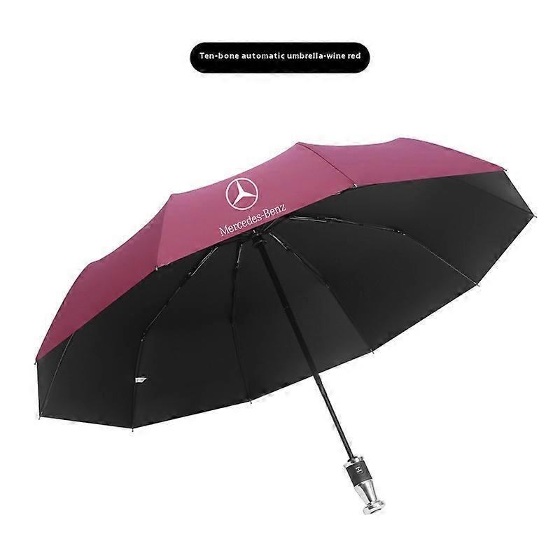 Car Automatic Folding Windproof Sunshade Umbrella Mercedes Benz A C E V S Class GLA GLC GLK GLS CLA CLS ML SL SLK Sprinter Vito