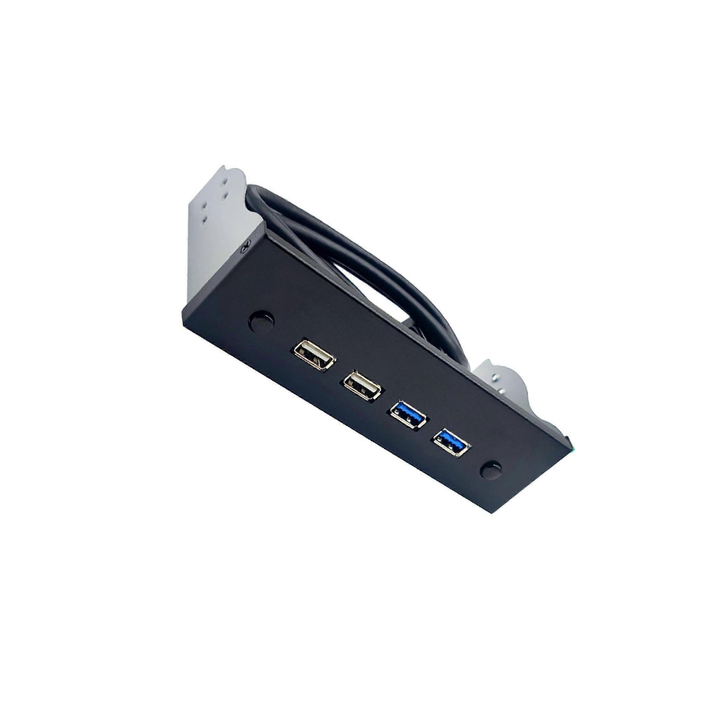5.25 inch Front Panel USB Hub for PC Computer Case Optical Drive Front Panel