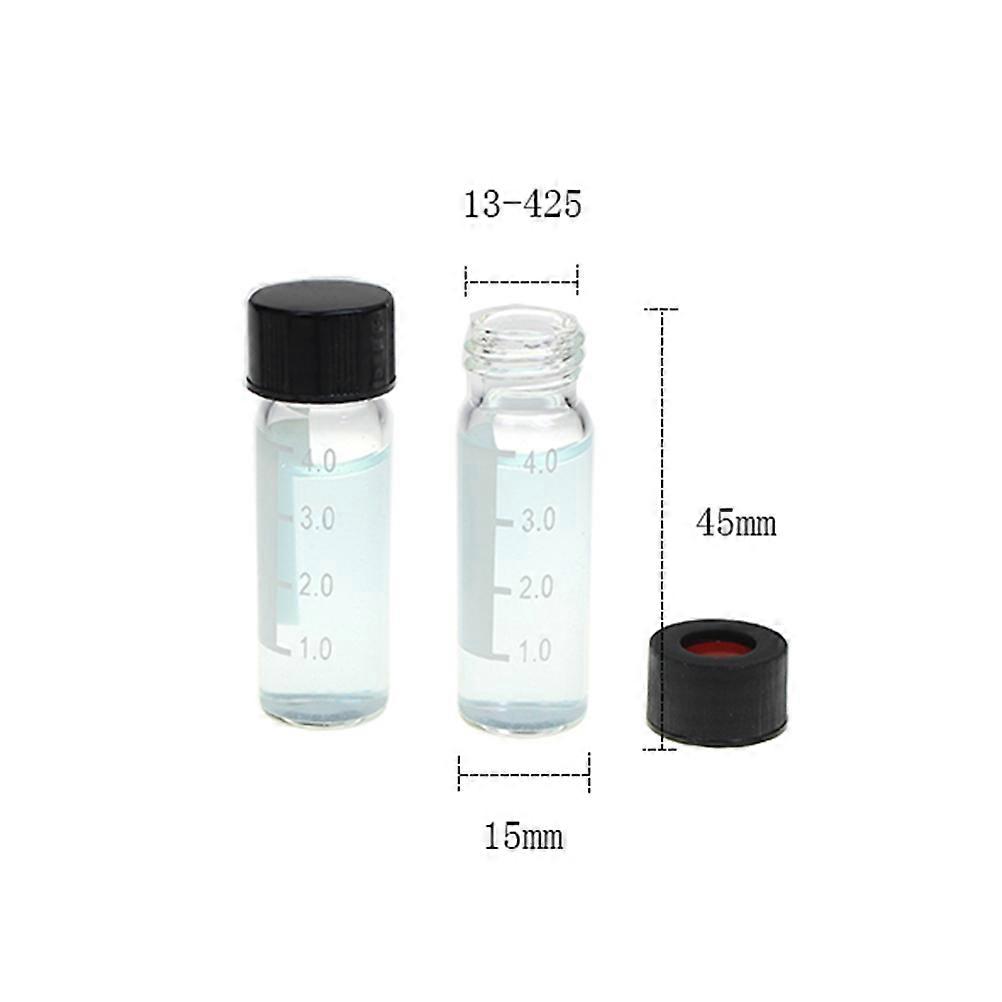 Serum Storage Bottle Glass Vial for Lab Use 20Pcs Assorted Color