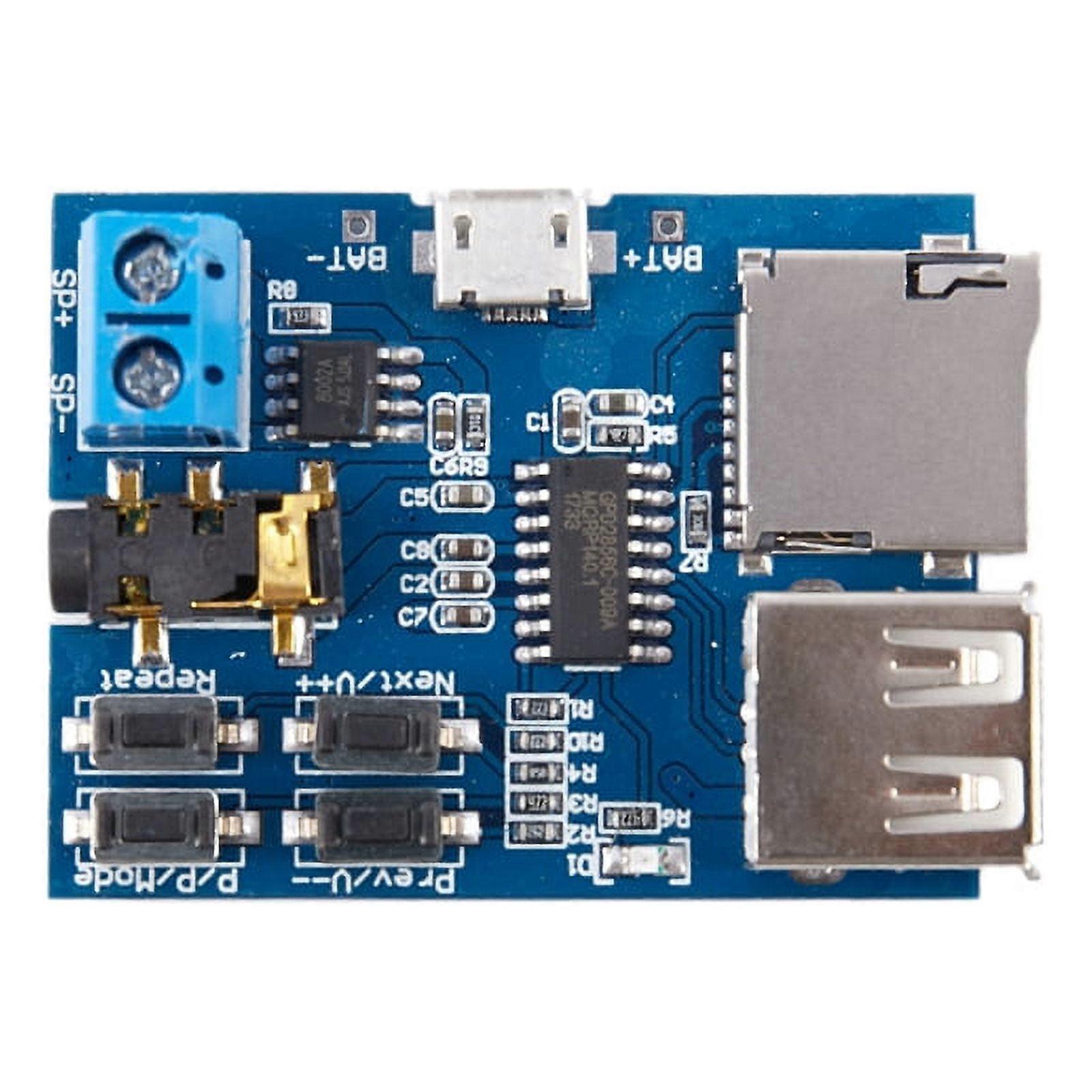 Mp3 lossless decoder board comes with amplifier mp3 decoder TF card U disk decoder player