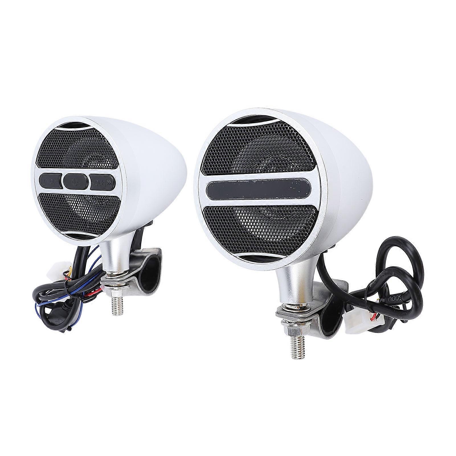 Waterproof Motorcycle ATV Bluetooth MP3 Stereo Speaker DC12V