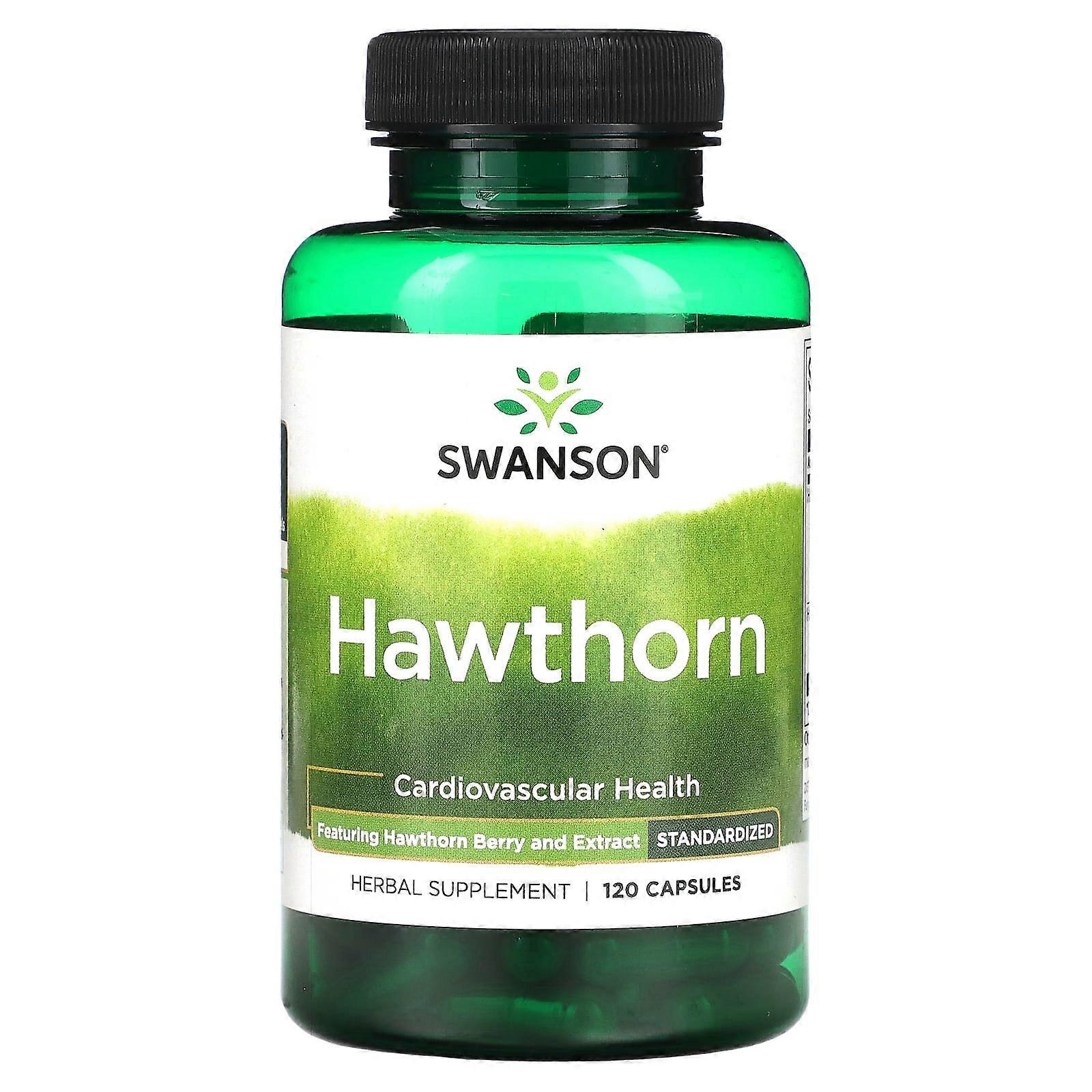 Hawthorn, Standardized, 120 Capsules