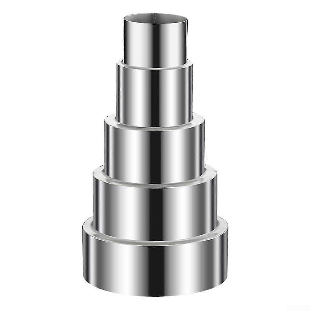 Duct Pipe Reduction Stainless Steel Flue Pipe Reducer 6cm To 7cm Connects Different Diameter Pipes In Ventilation