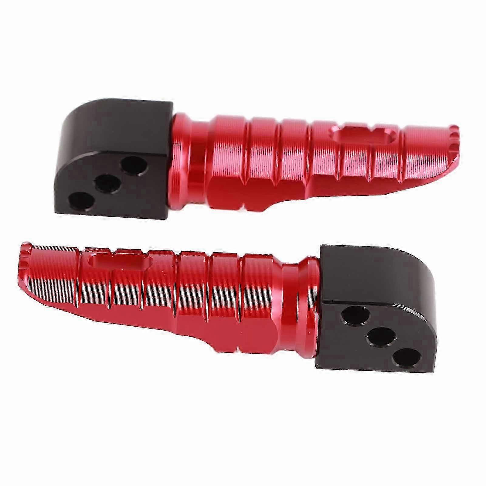 Par bageste fodstøtter i aluminiumslegering, modificerede pedaler, passer til Kawasaki Ninja 250 Z800 Z650 Z900 Z1000SX, sort