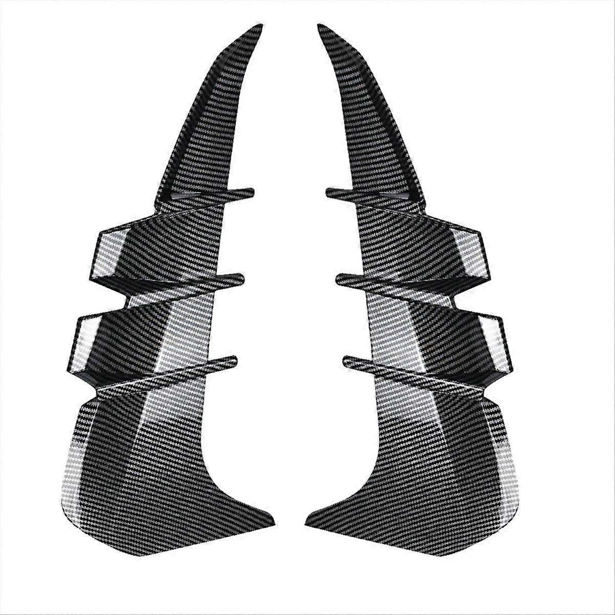 Car Side Wing Air Flow Intake Cover for ,Carbon Fiber Pattern
