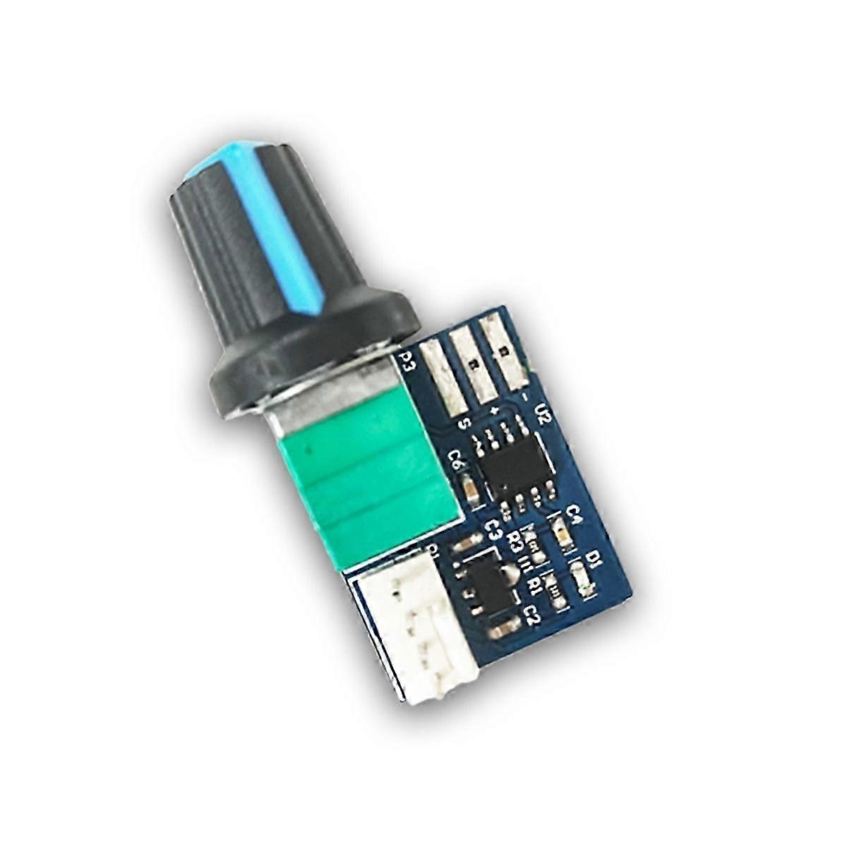 1Pcs Computer Case Fan Speed Controller PWM Speed Controller 12V Single Channel 4-Pin Low-Power Mute