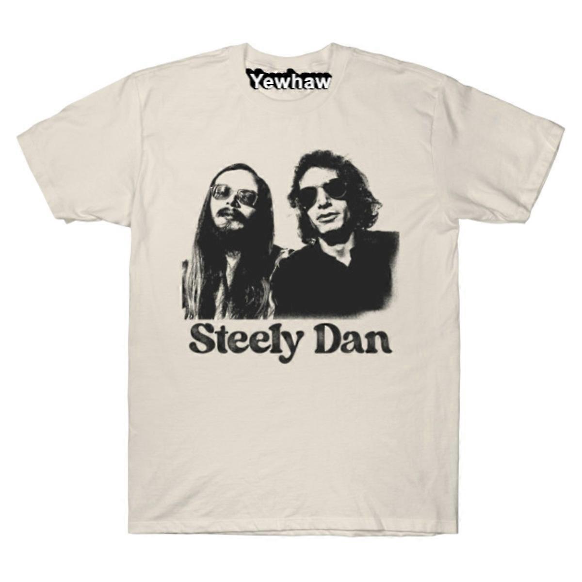 Camiseta retrô Steely Dan com música