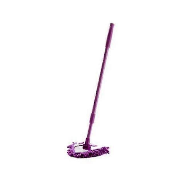 Triangular Water-absorbing Dust-removing Mop, Rotatable, No Dead Angle Telescopic Rod Cleaning Mop