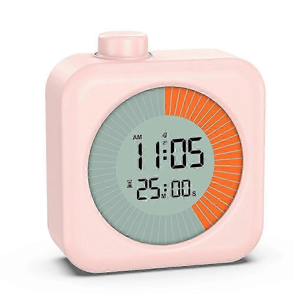 Digital Visual Timer 3 in 1 Clock with Timer 60-Minute Countdown Stopwatch for Kitchen Cooking Study Teaching Edition 1031