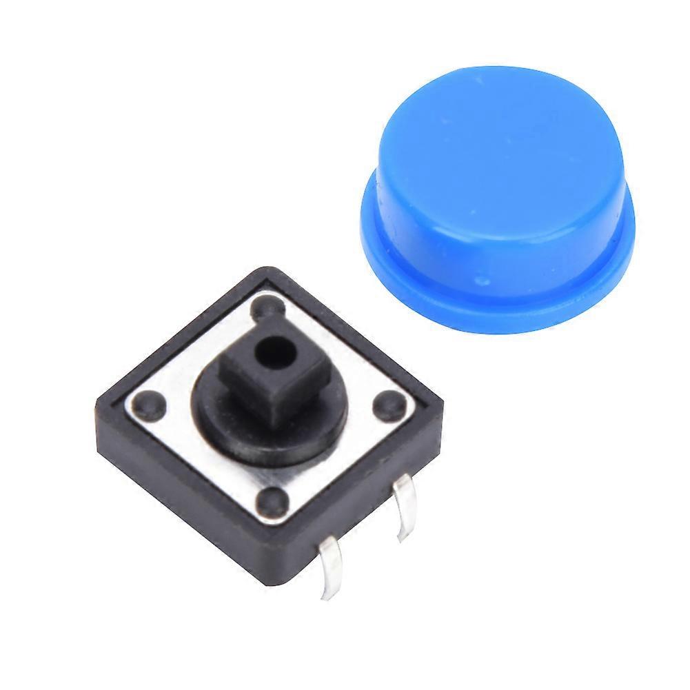 60 Pairs 4 Pin Blue Momentary Tactile Push Button Switch Micro Switch