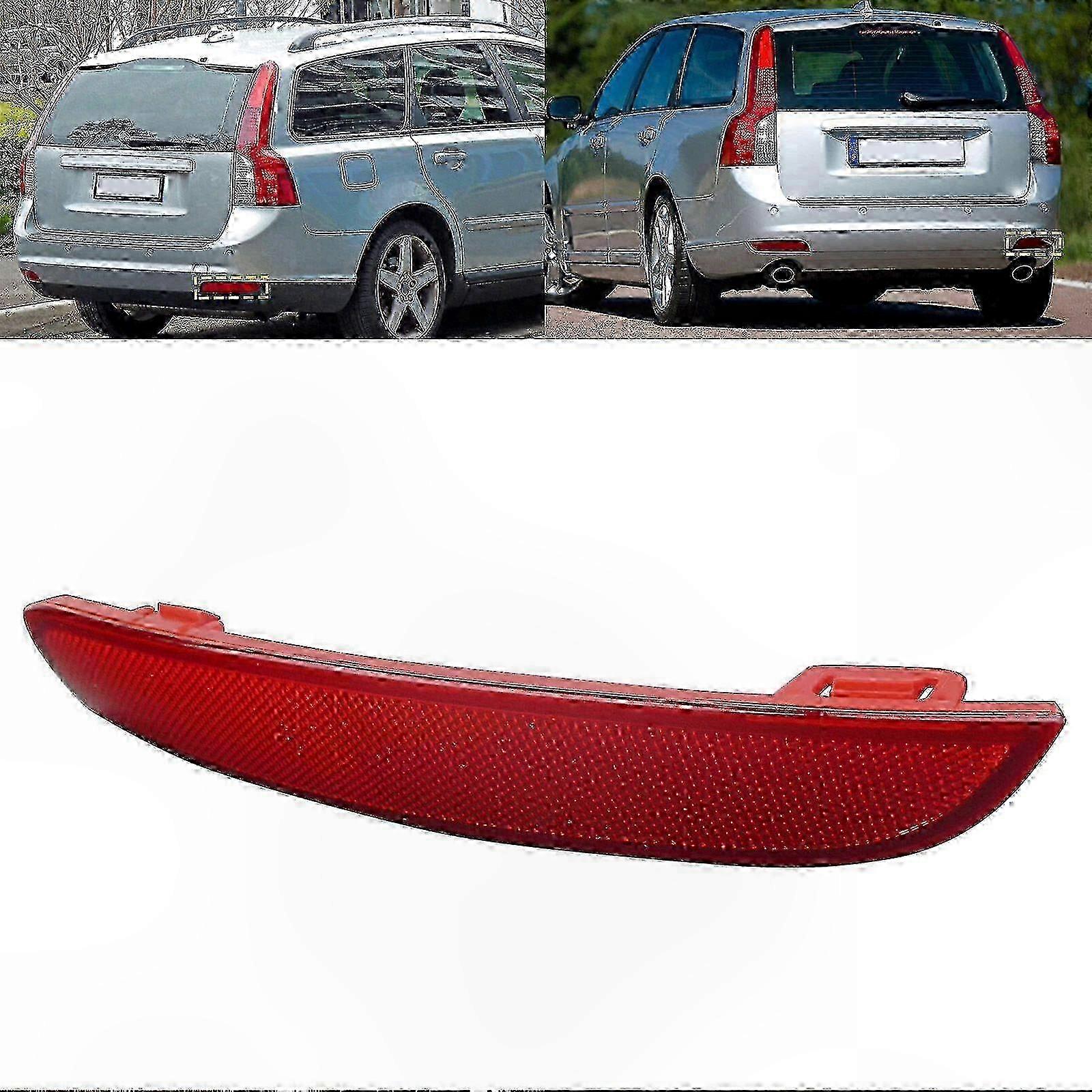 S40 V50 Rear Bumper Reflector No Light Assembly 2008-2015