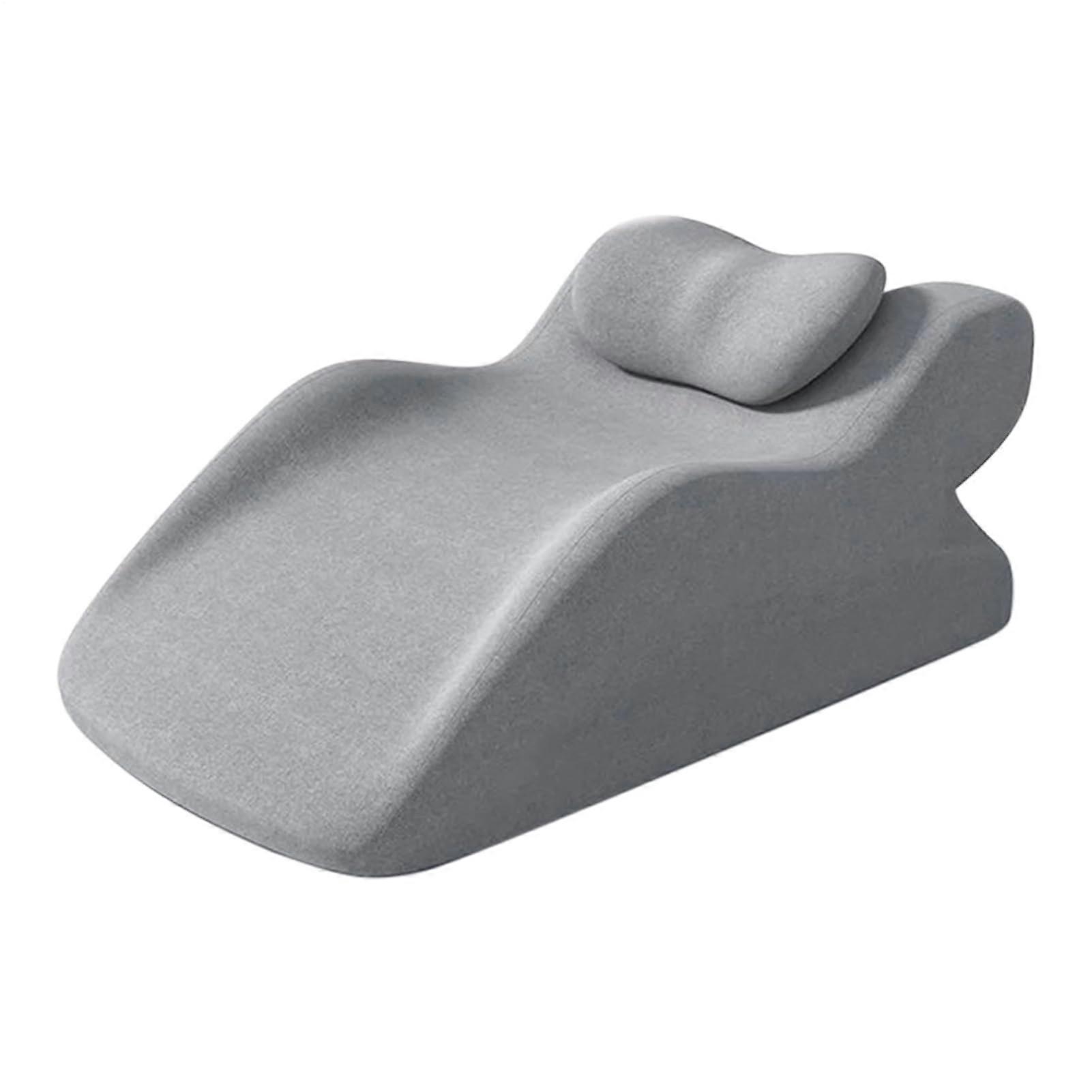 Elevation for Leg Swelling Elevating Bed Sleeping Cushion Supportive Elevating Cushion For Travel Car Airplane Grey