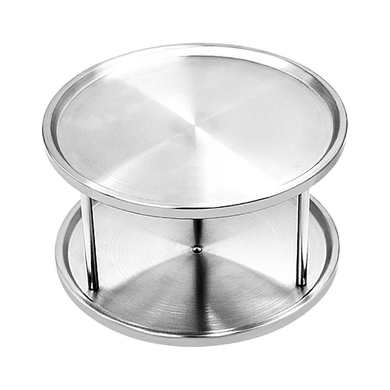 Giyblacko Storage Rack 2 Tier Lazy Turntable Lazy Organizer Use For A Organizer Or Kitchen Cabinet Organizers Stain