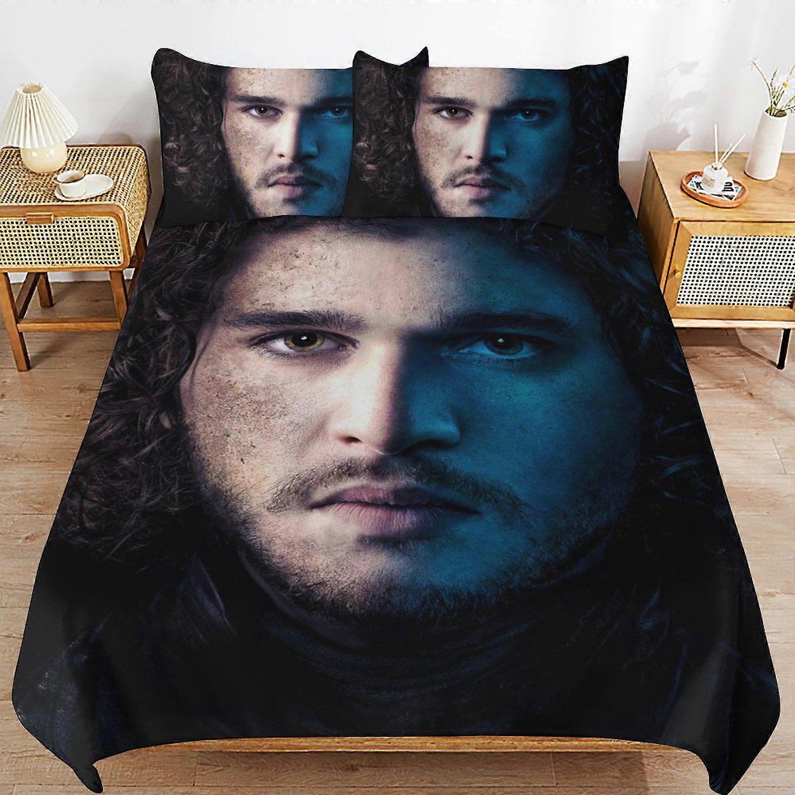 u192 Game of Thrones Bedding System Smooth Fabric Zipper Closure Comfortable Texture Soft Feel Duvet Cover Sets Pack n192