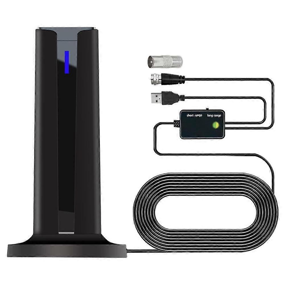 High Gain 25 DBI Digital TV Antenna with 5 Meter Cable for 1080p HD Reception Up to 80 Miles Universal Signal Support