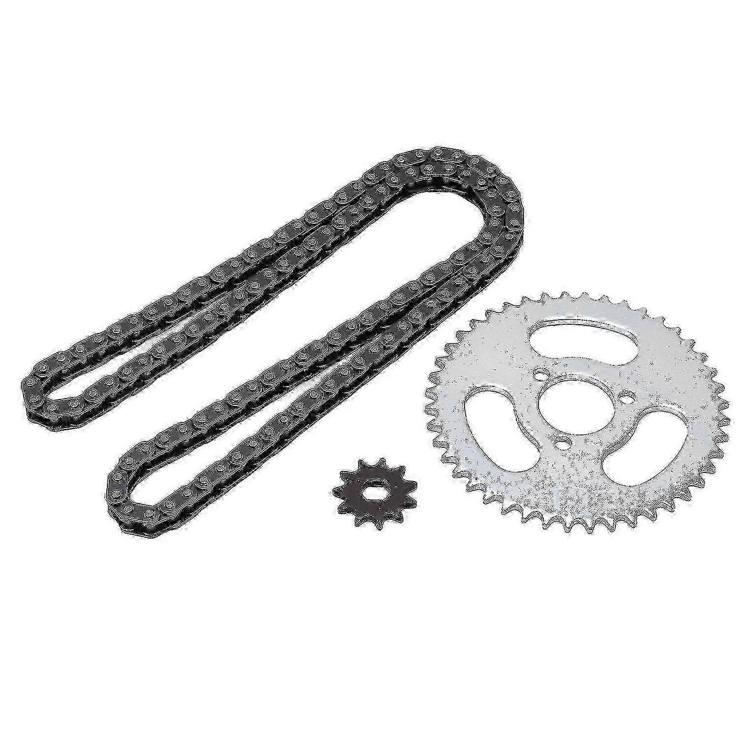 T8F Front and Rear Sprocket Chain Replacement High Power T8F Gear Chain Set for Modified Karts ATVs hwySH