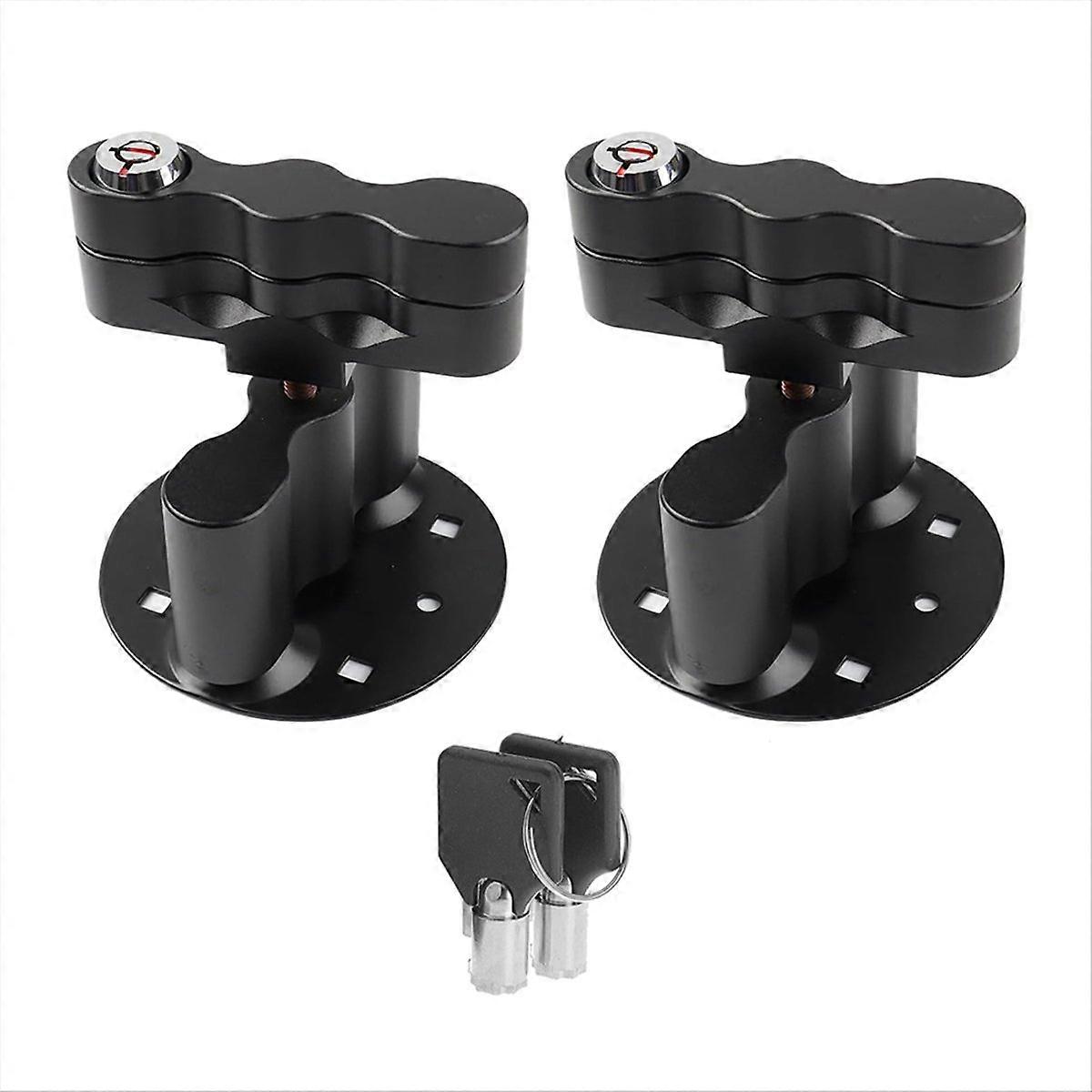2Pcs RX-LOX-PM Pack Mount with Keys Locking