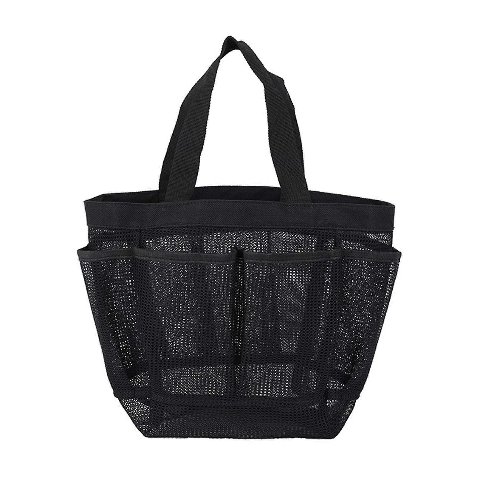 Portable Mesh Shower Caddy 8Pocket Tote For College Dorm Durable Large Bathroom Organizer Polyester Mesh
