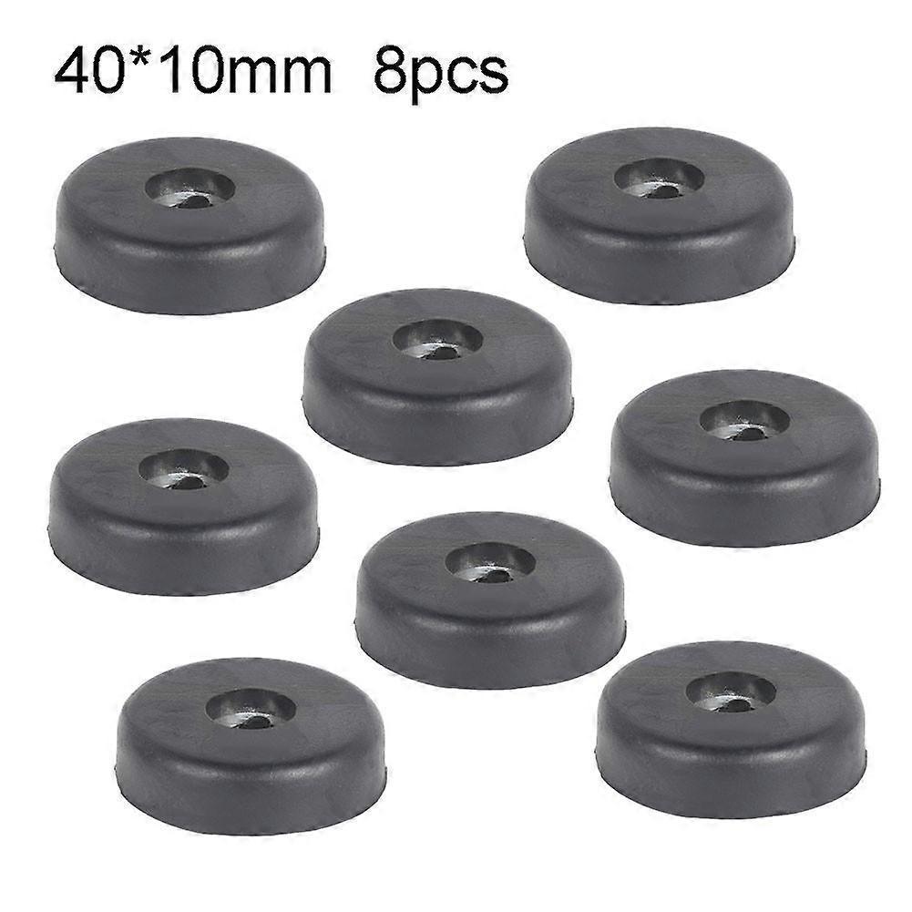 8pcs Speaker Cabinet Rubber Table Conical Full Size