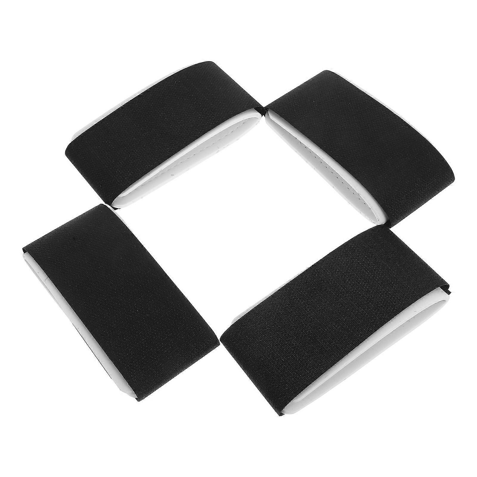 Portable Ski Binding Bands Nylon Strap for Snowboard Fixing 4Pcs Practical