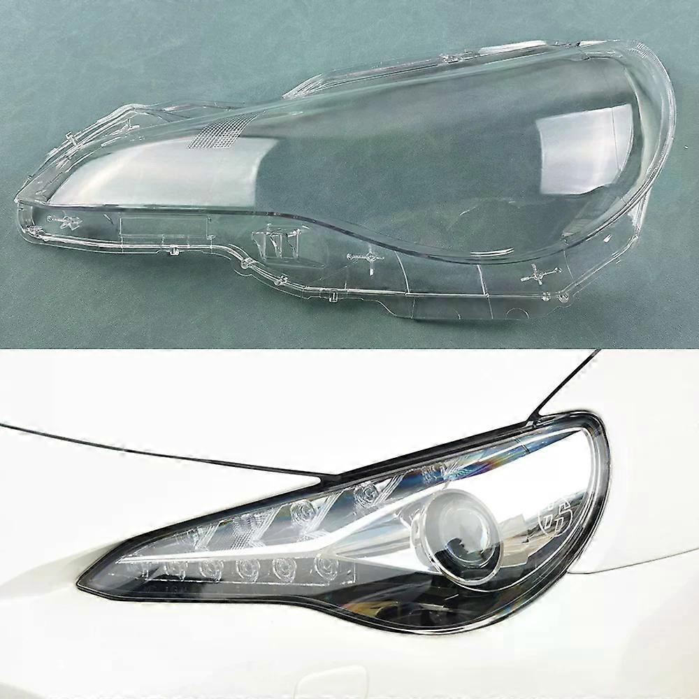 For Toyota 86 2017-2020 Front Headlight Shell Lamp Shade Transparent Headlamp Cover Plexiglass Replace Original Lens