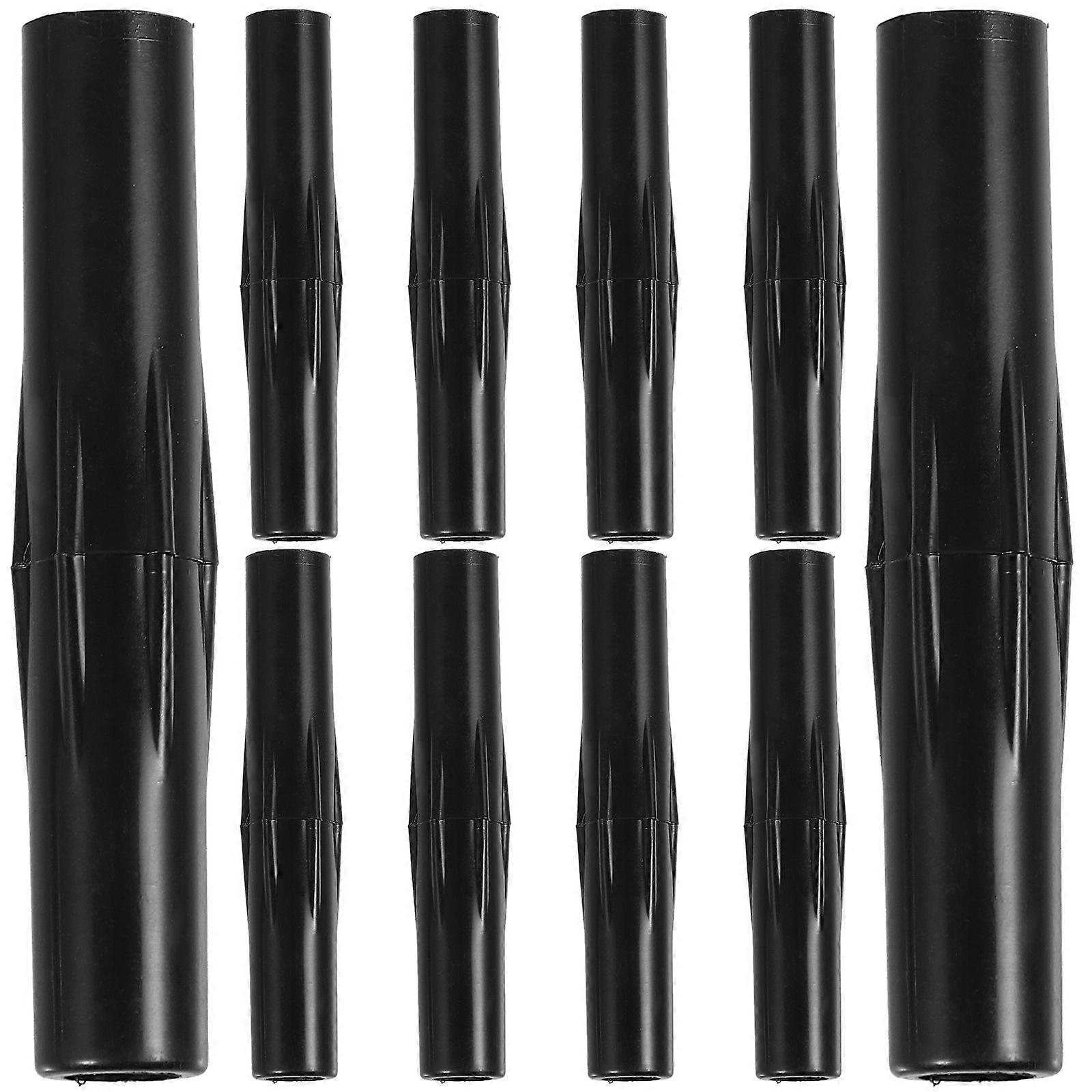 10Pcs Flagpole Connector Part Plastic Flagpole Connection Sleeve Flagpole Linking Adapter Flagpole Supplies