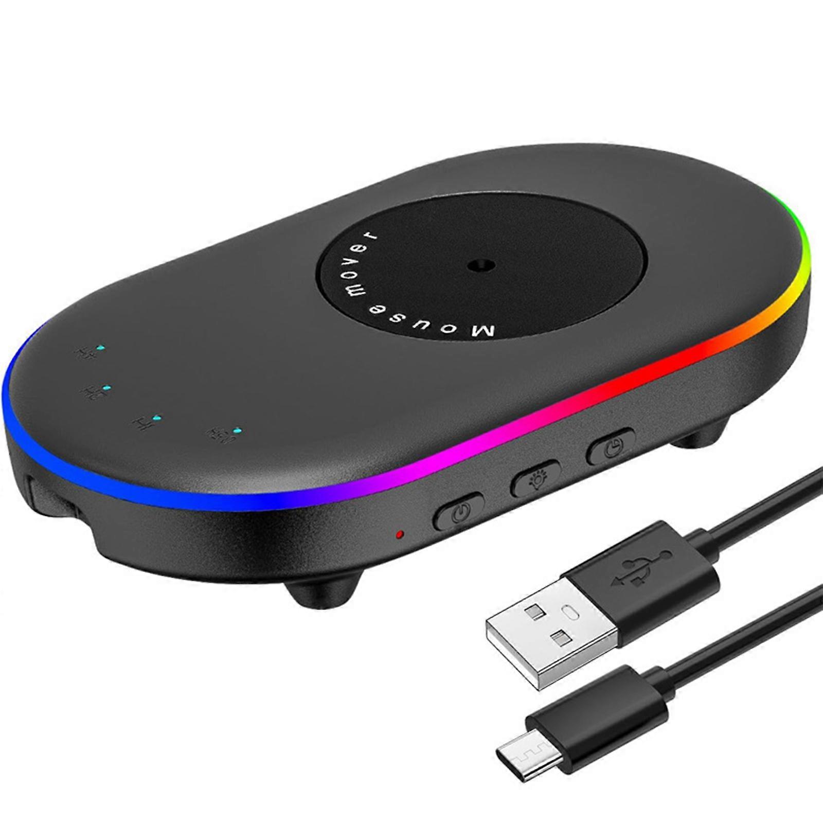 Mouse Jigglers Undetectable Mouse Movers Wireless Mouse Button Simulate Mouse Mouse Shakers for Computer Laptop  Black