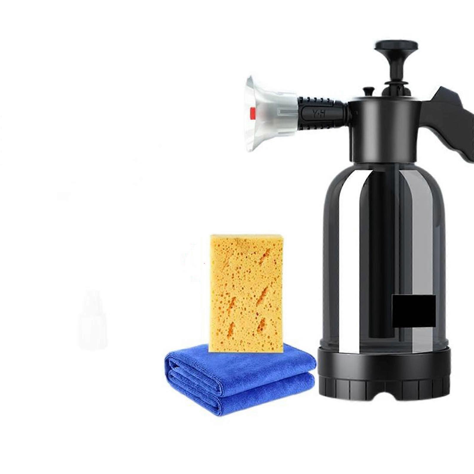Multipurpose Cleaning Sprayer Bottle Generates Thick Foam Coverage Foam Sprayer Can For Automotive Surfaces Multicolor