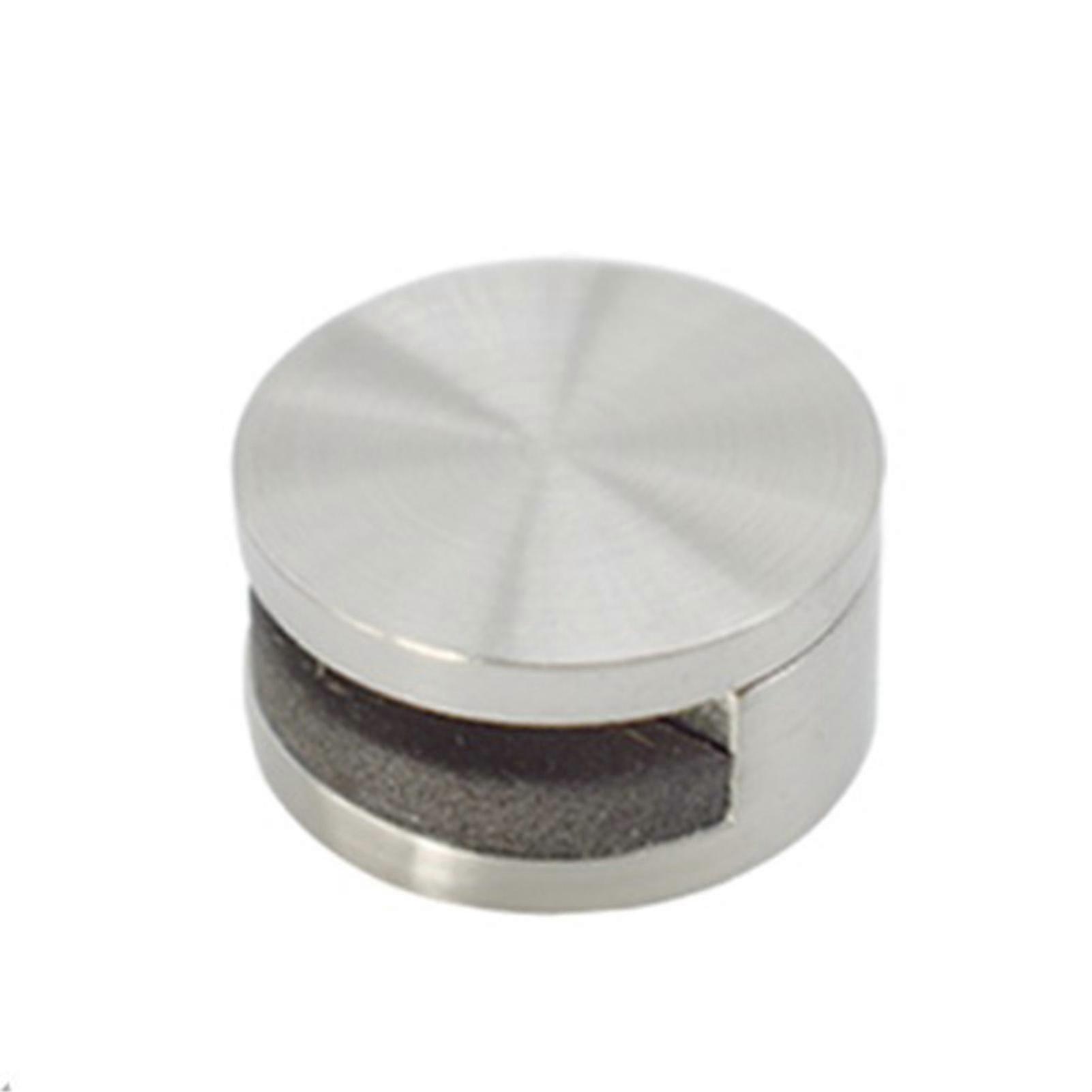 Solid Round Glass Clamp Fixed Mirror Wall Bracket Buckle Iron Sheet Accessories 25-26