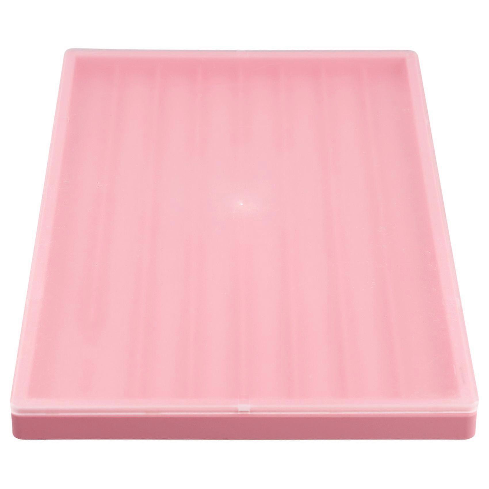 Waterproof Keycap Storage Box with Lid -for Keyboard Keycaps Display and Collection Pink
