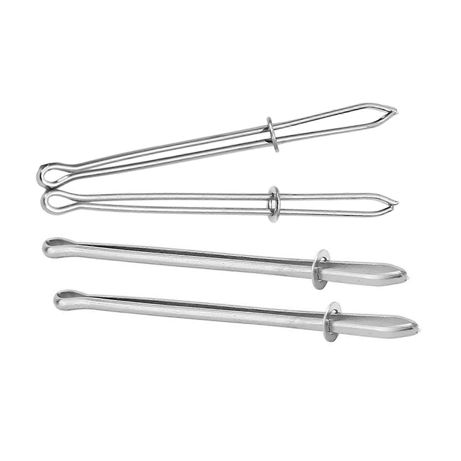 4Pcs Metal Elastics Cord Threader for Sewing Projects Smooths Designs Tool Multicolor