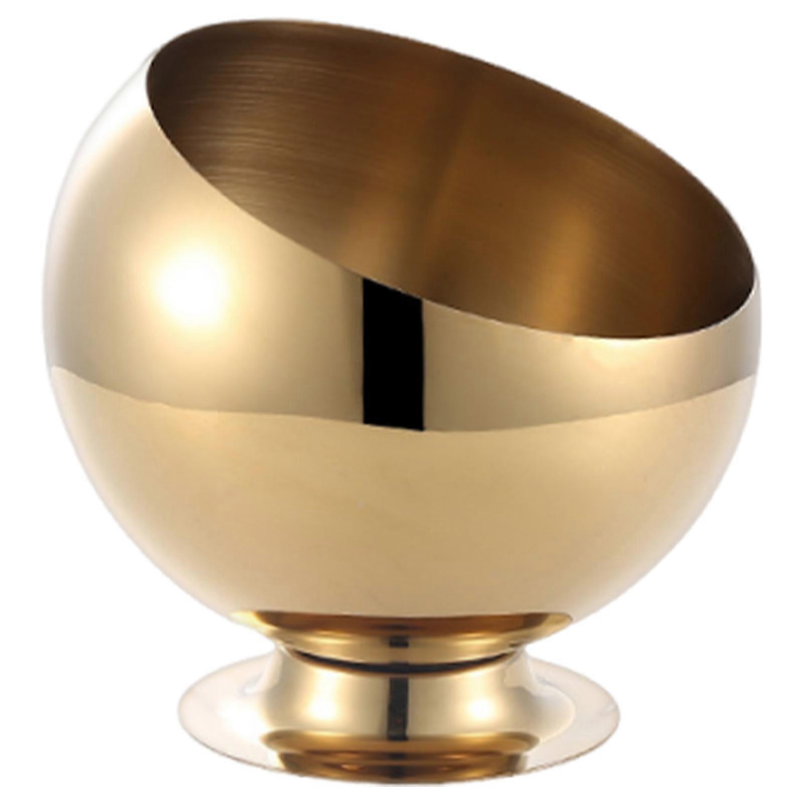 Decorative Snacks Dispenser Bowl With Metal Base Office Desk Accessory Organizers For Counter Desk Parties Use Multicolor