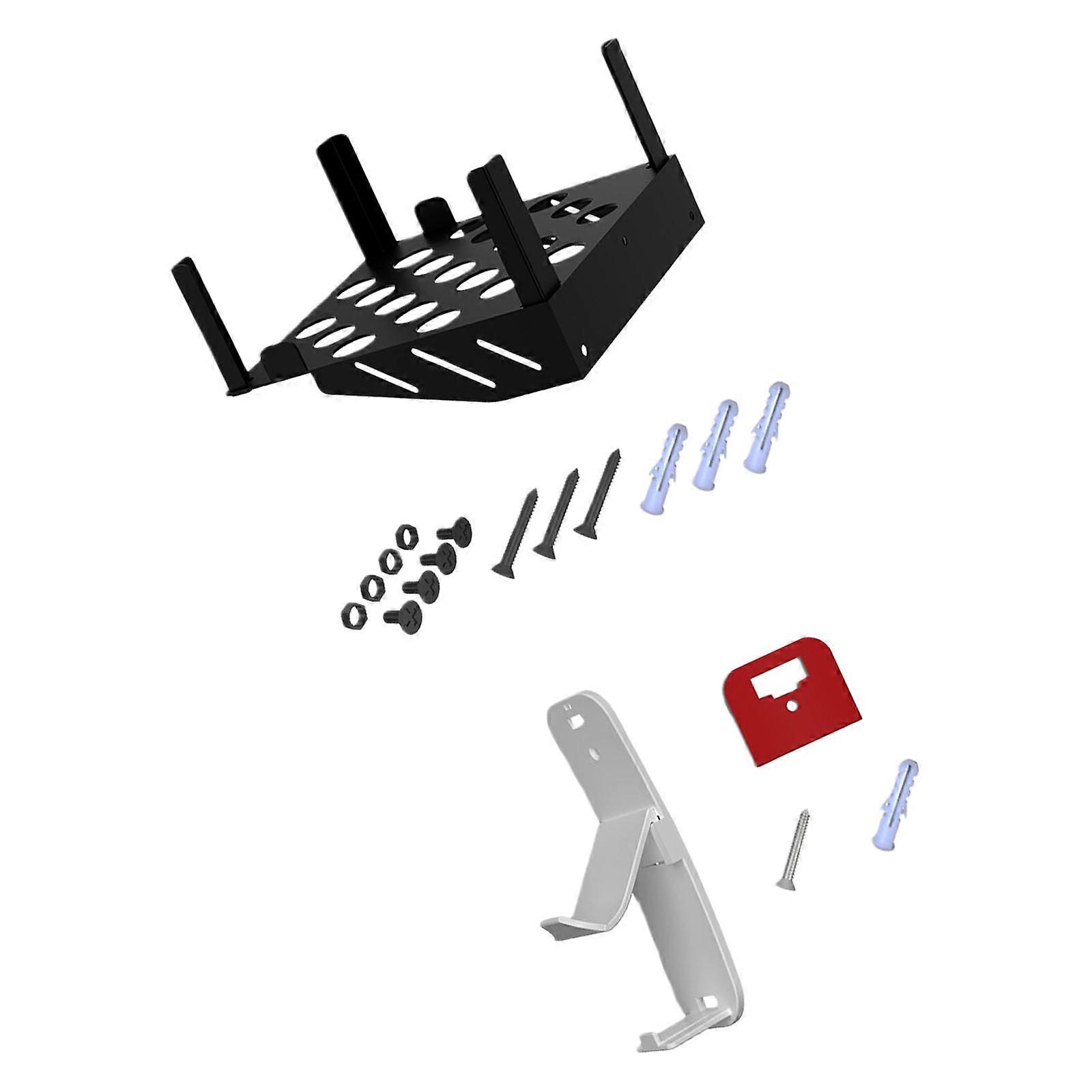 Easy Installation Wall Mounted Holder For XSX Console With Vertical Stand And Integrated Controller Hook Hanger Multicolor