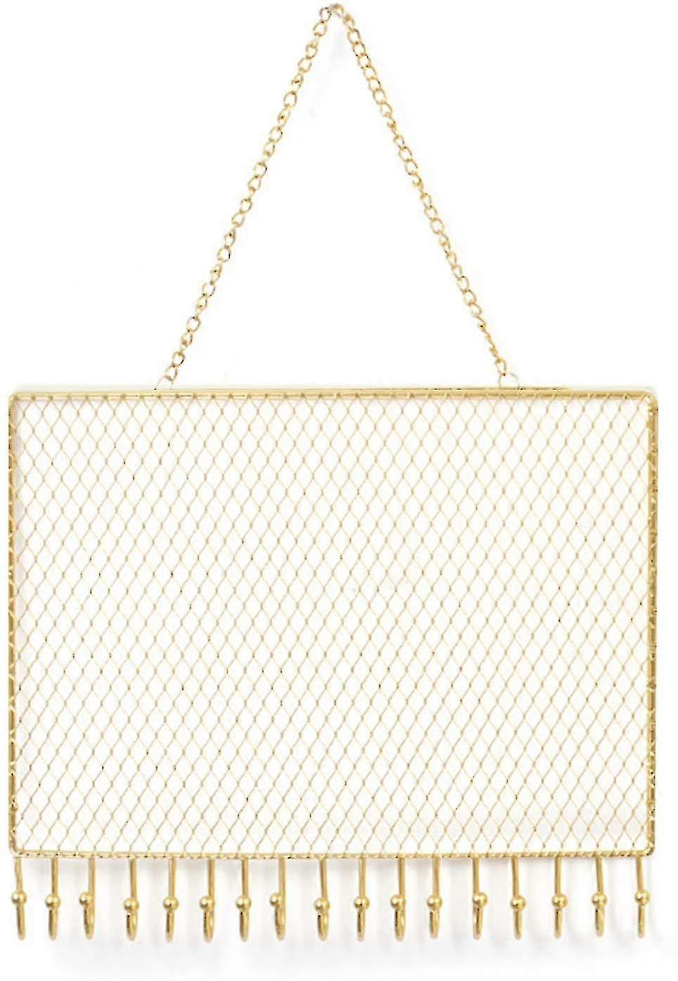 Jewelry Wall Organizer Compact Storage Solution 21x25cm