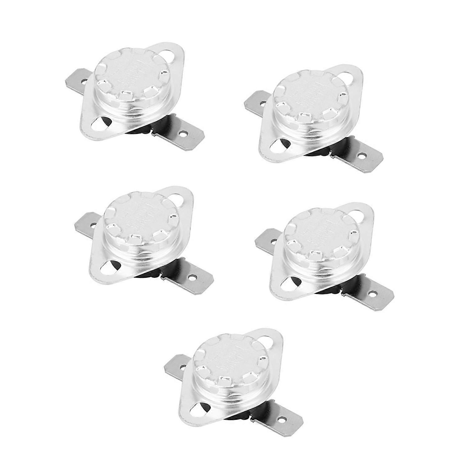 5 Pcs Thermostat Switch KSD301 Thermostat 250V 15A Normal Closed Temperature Control Switch