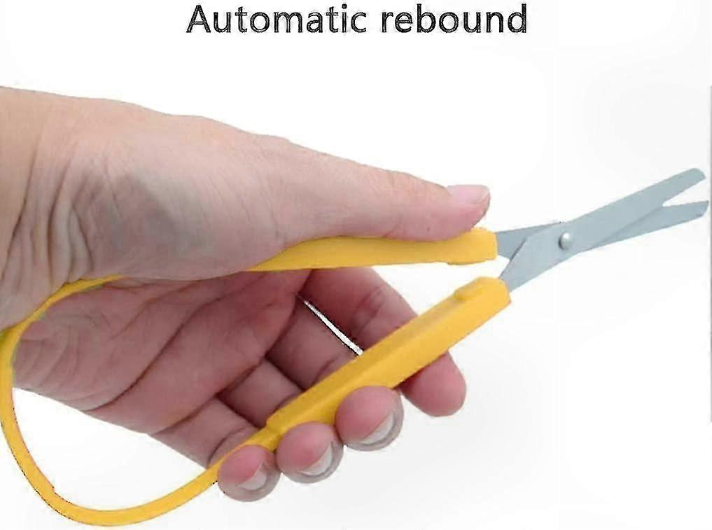Adaptive Loop Scissors for Kids - Colorful Self-Opening Cutting Scissors