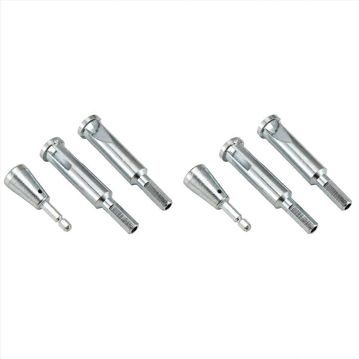 6Pcs Wire Twister Tool for Drill - 3 Way/ 5 Way Wire Stripper and Electrical Wire Twister Tool for P