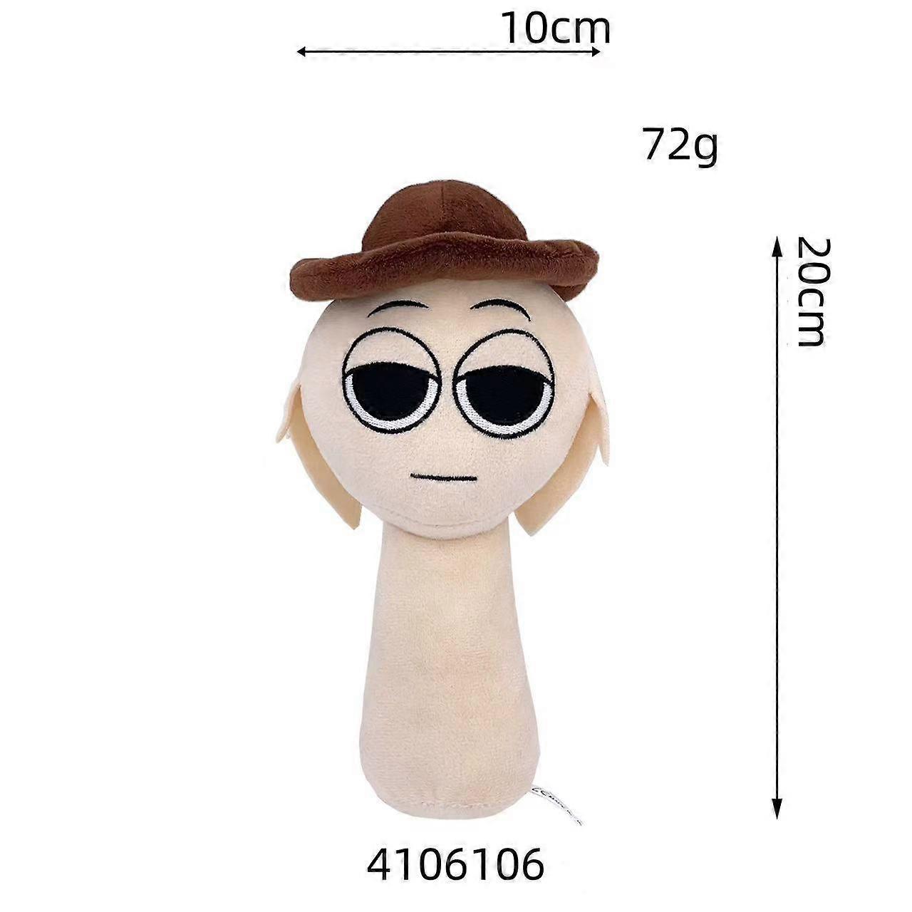 sprunki Plush Rhythm Box Game Peripheral Plush Doll