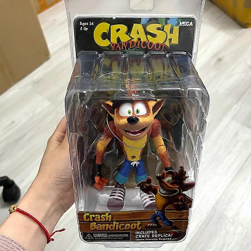 NECA Figure Game Crash Bandicoot Sane Trilogy Action Figure Model Toys Bookshelf Ornament Birthday Present For Friends
