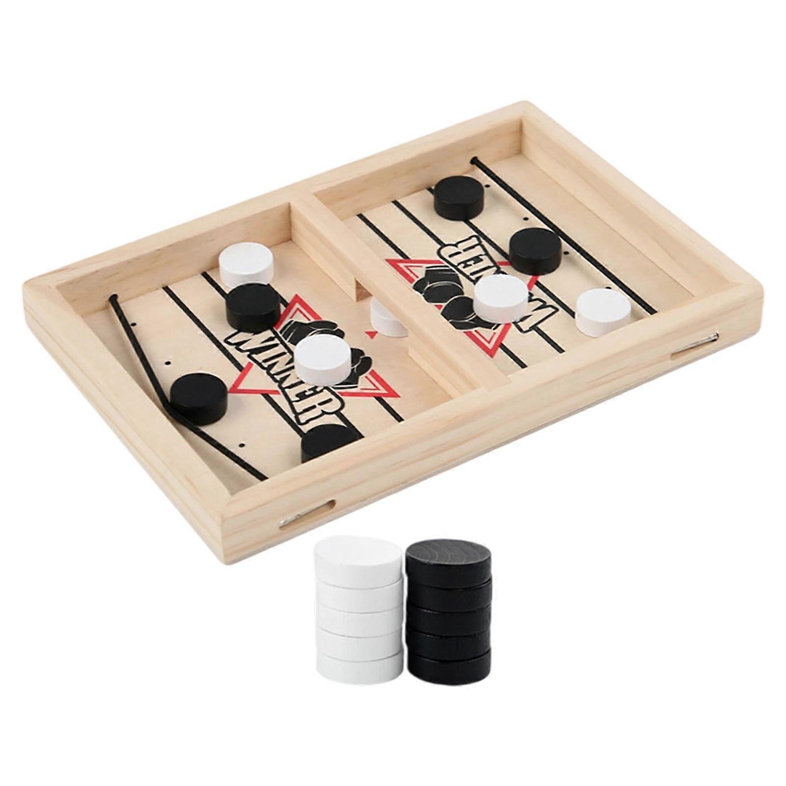 Wooden Bouncing Chess Desktop Battle Competitive Game Parent-child Interactive Toy Family Table Board Game Enduring  S