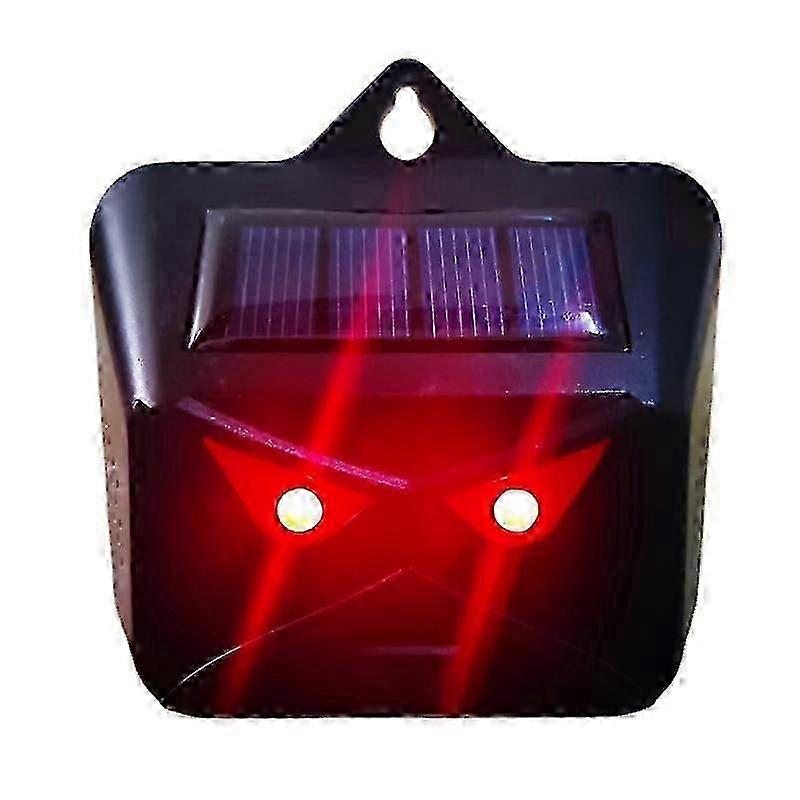 Solar Repellent Against Wild Animals Such As Raccoons - 4 Effective Repellents With Red Led Light