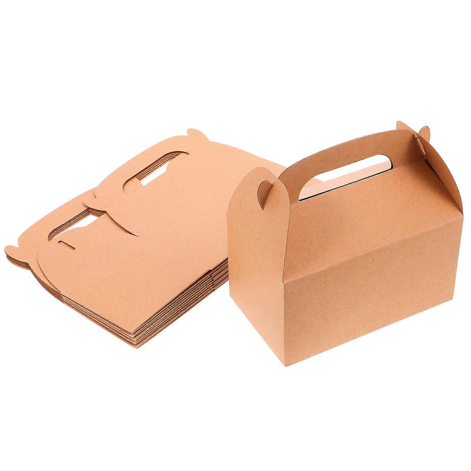 Cake Box Storage Container For Party Events Creative Shape 6Pcs