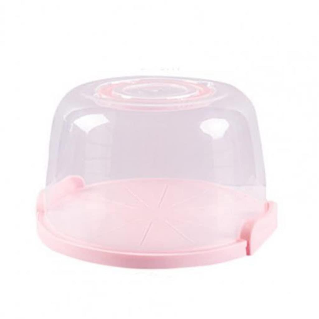 Cake Carrier with Lid, Secure Buckle Lock, Metal Build, 6/8/10 Inch Cake Storage Container