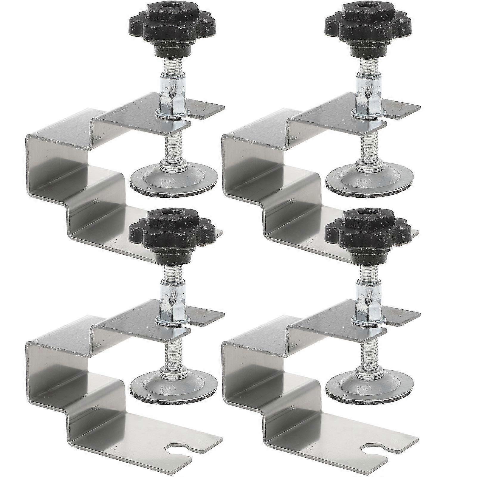 4pcs Drawer Front Installation Clamp Panel Clamp Cabinet Drawer Fixing Clip