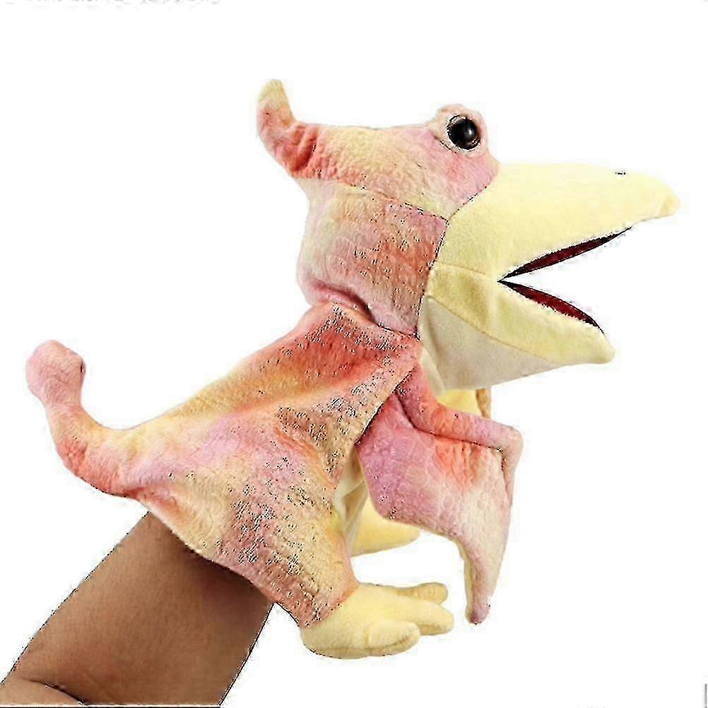 دمية يدوية ديناصور 11.8 بوصة ديناصور أفخم لعبة لينة محشوة دمية حيوانية للأطفال دور رواية القصص Play_ZKD22