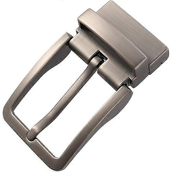 Men's Metal Reversible Belt Buckle Replacement Antique Rectangular Pin Buckle