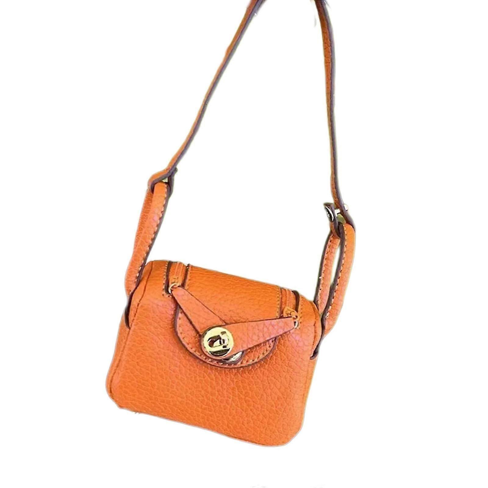 Stylish Small Change Pouch Charm Adorable Coin Holder Wallet Accessory Leather Texture Suitable for Everyday Use Multicolor