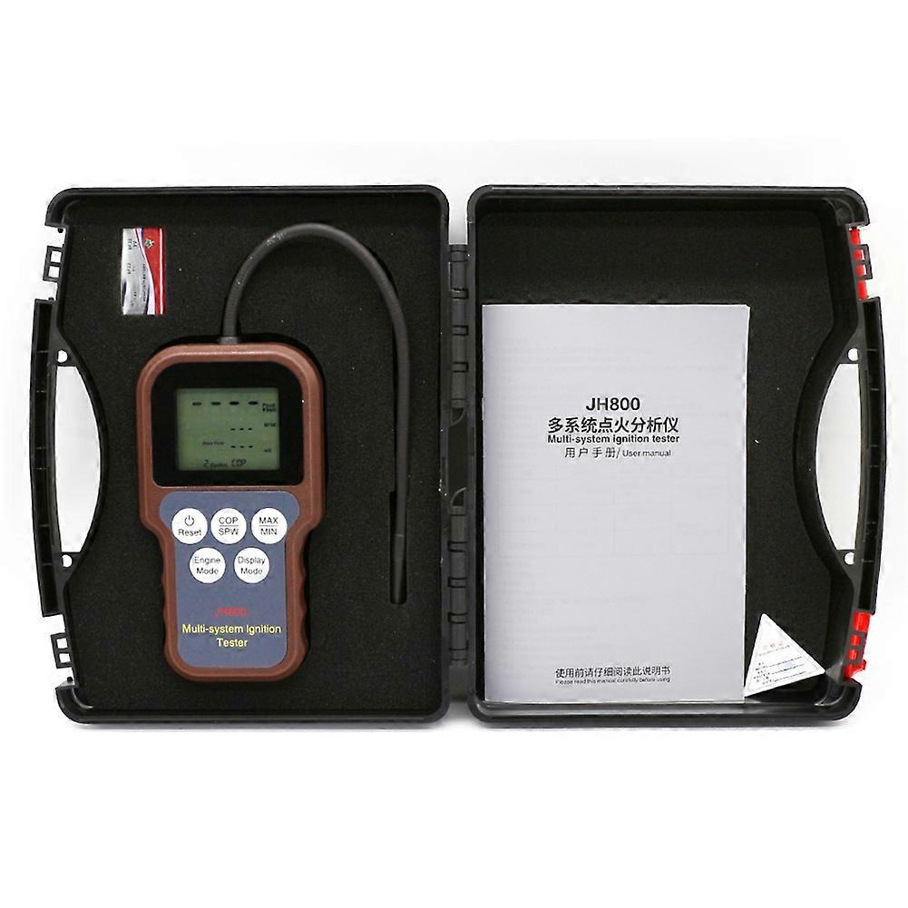 JH800 Car Multi-System Ignition Analyzer Test SPW and CoP Systems Spark Plug Tester High Voltage Coil Detection