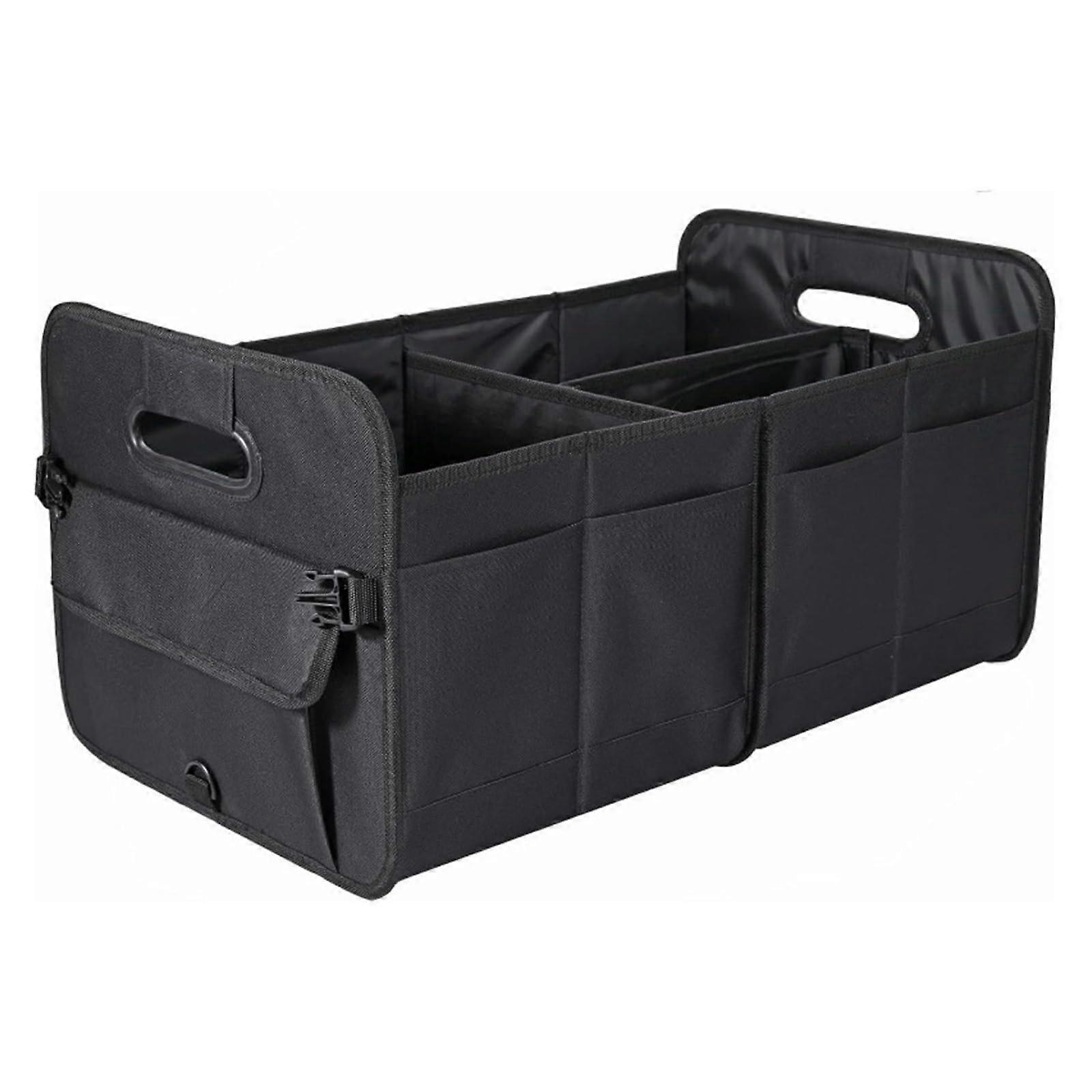 Car Trunk Organizer Large Capacity 600D Oxford Fabric with Handles Foldable for SUV Storage